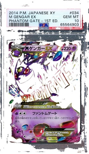 PSA 10 M Gengar EX 097/088 UR Phantom Gate 1st Ed XY Pokemon Card
