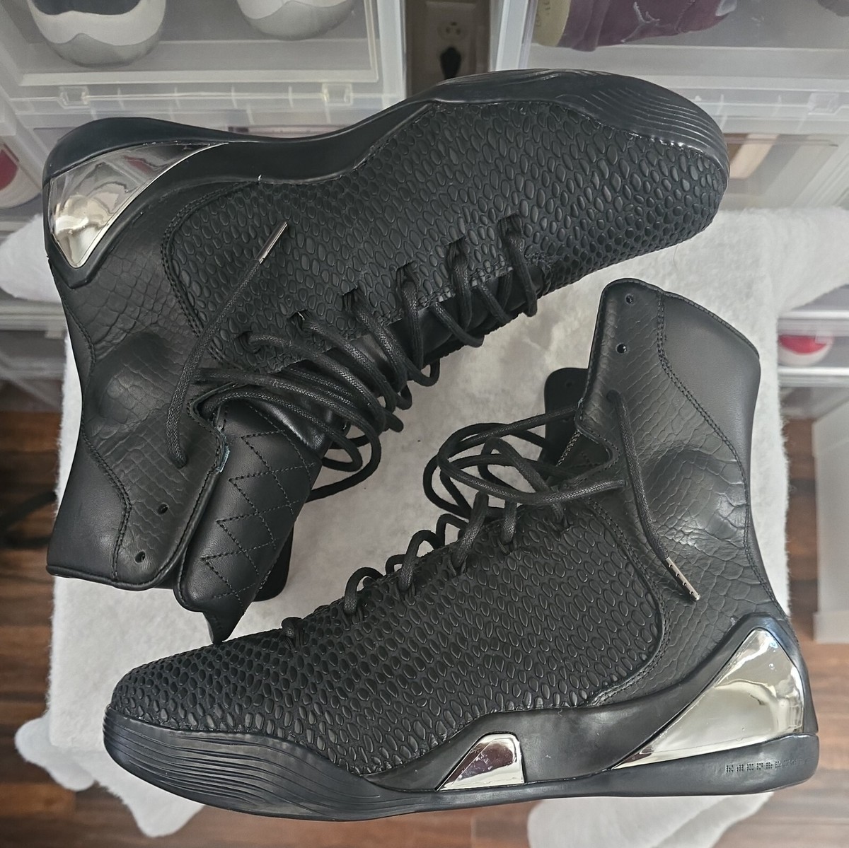 Size 11 - Nike Kobe 9 KRM EXT High Black Mamba for sale online | eBay