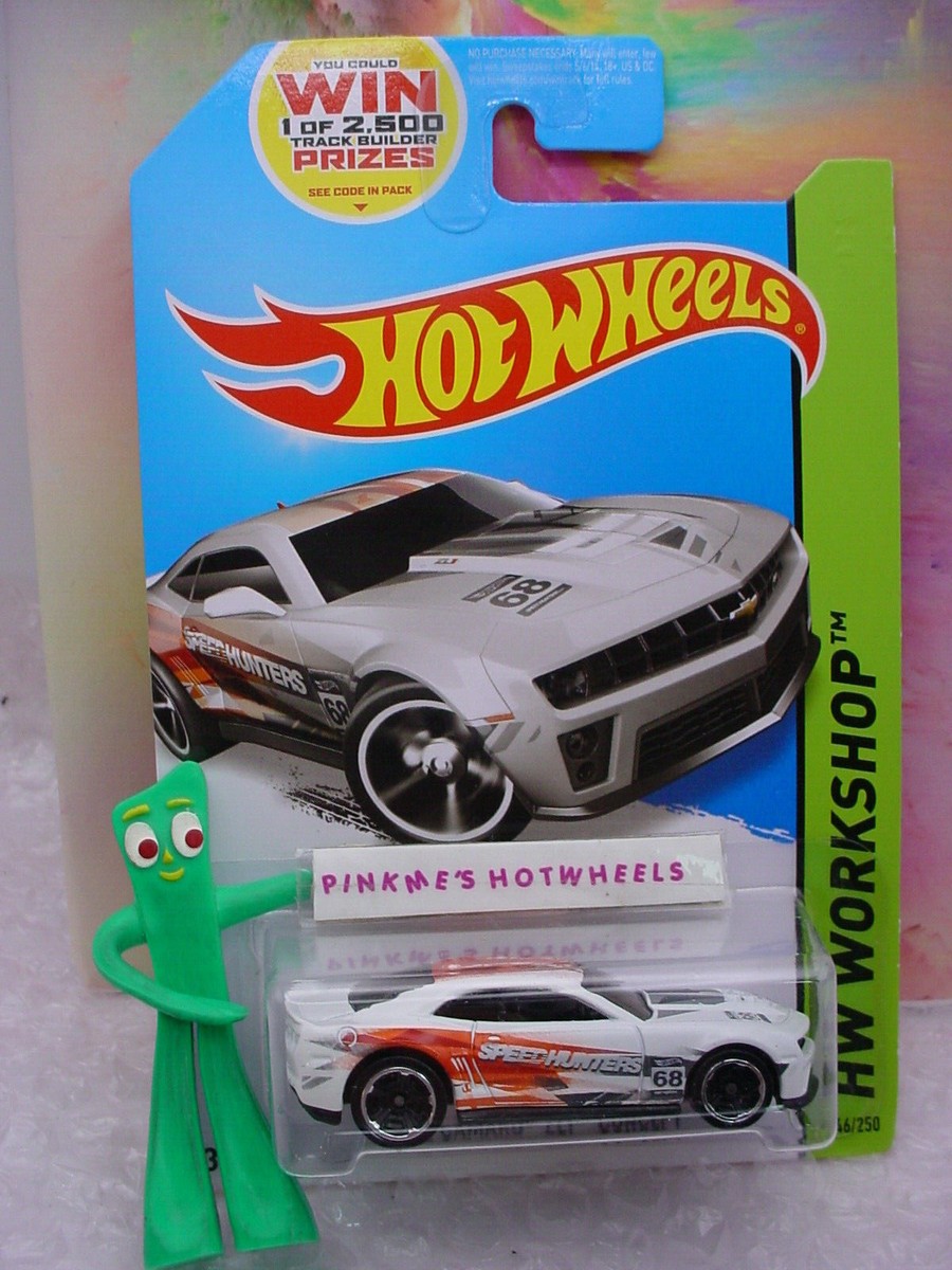 2014 Hot Wheels '12 CAMARO ZL1 CONCEPT #244 ☆ white;orange; mc5