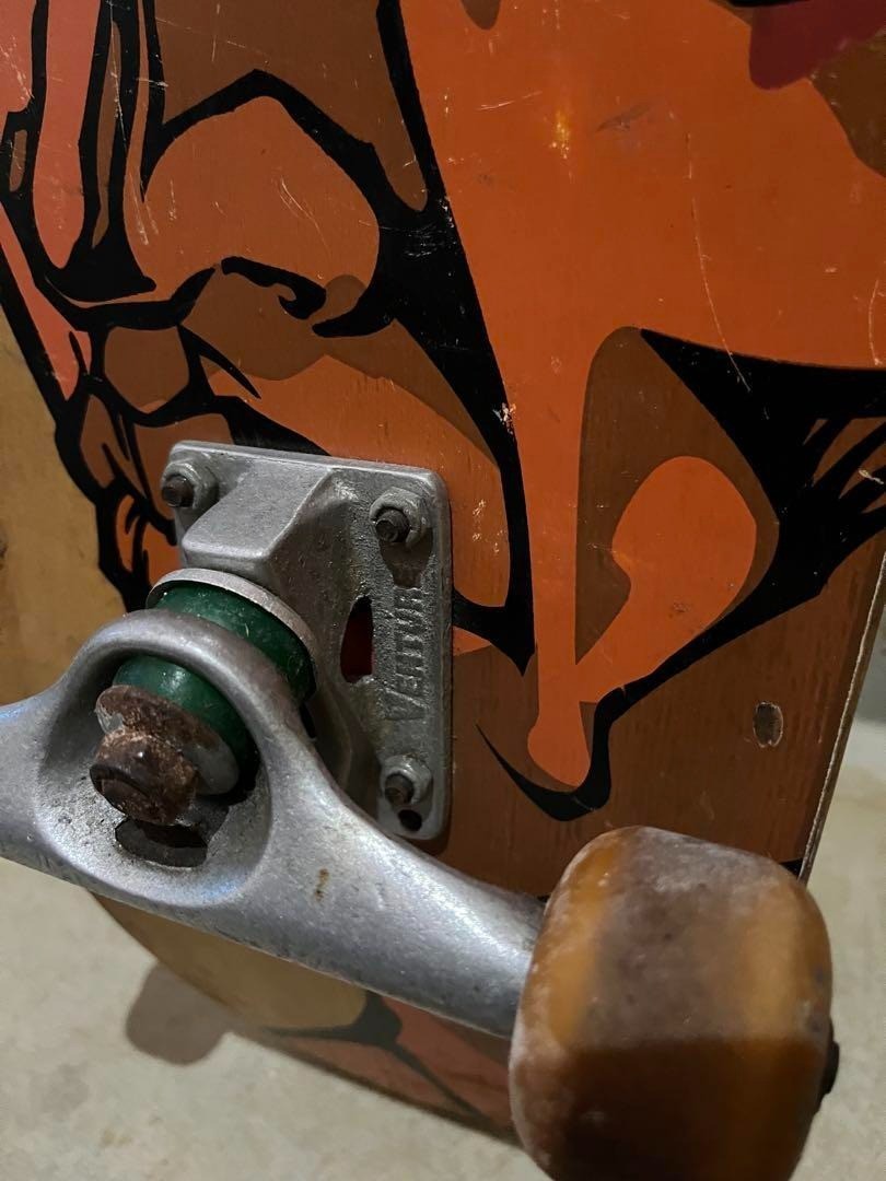 90s Vintage Vtg 1994 Element Skateboard Skate Complete Deck Used F