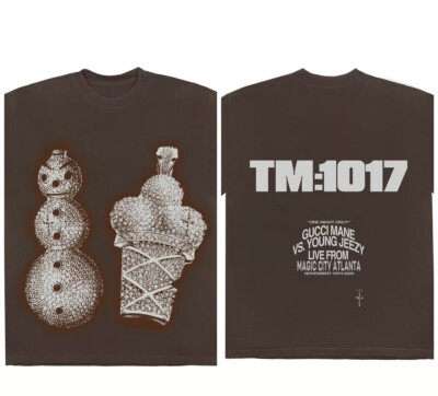 CACTUS JACK VERZUZ TM 1017 Young Jeezy Gucci Mane Tee Snowman Ice