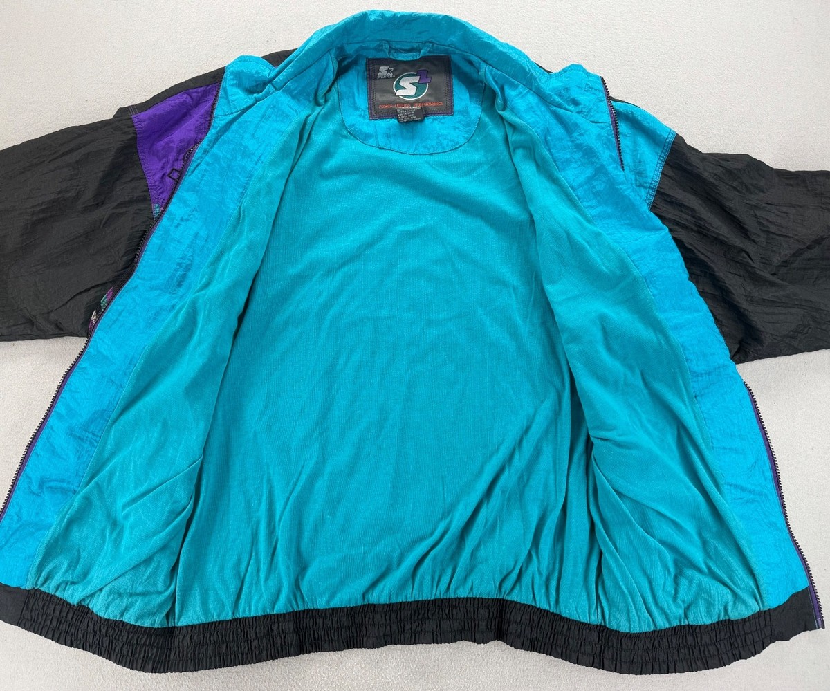 Men's Vintage 90s Starter Nylon Tracksuit Large Retro Blue LOGO