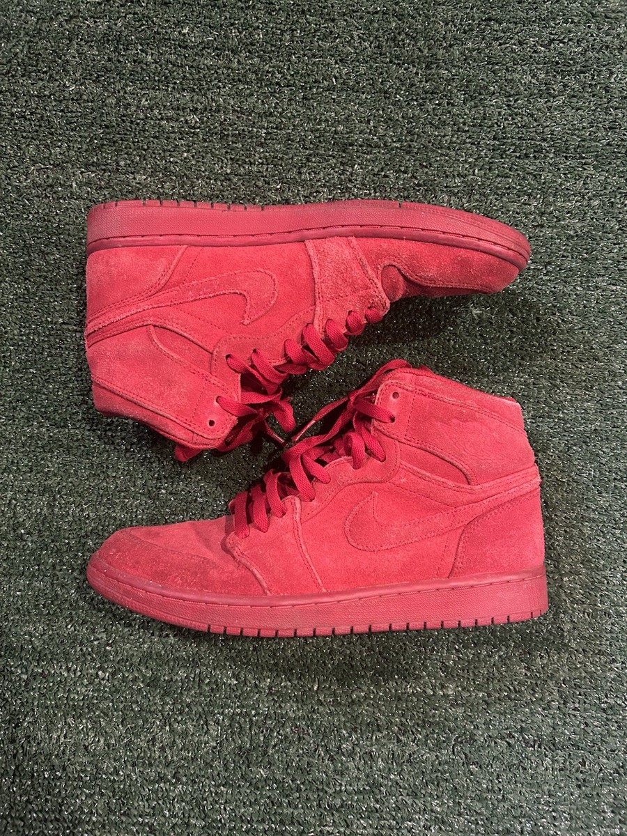 Jordan 1 Retro High Red Suede 2017 Size 9 332550-603 | eBay