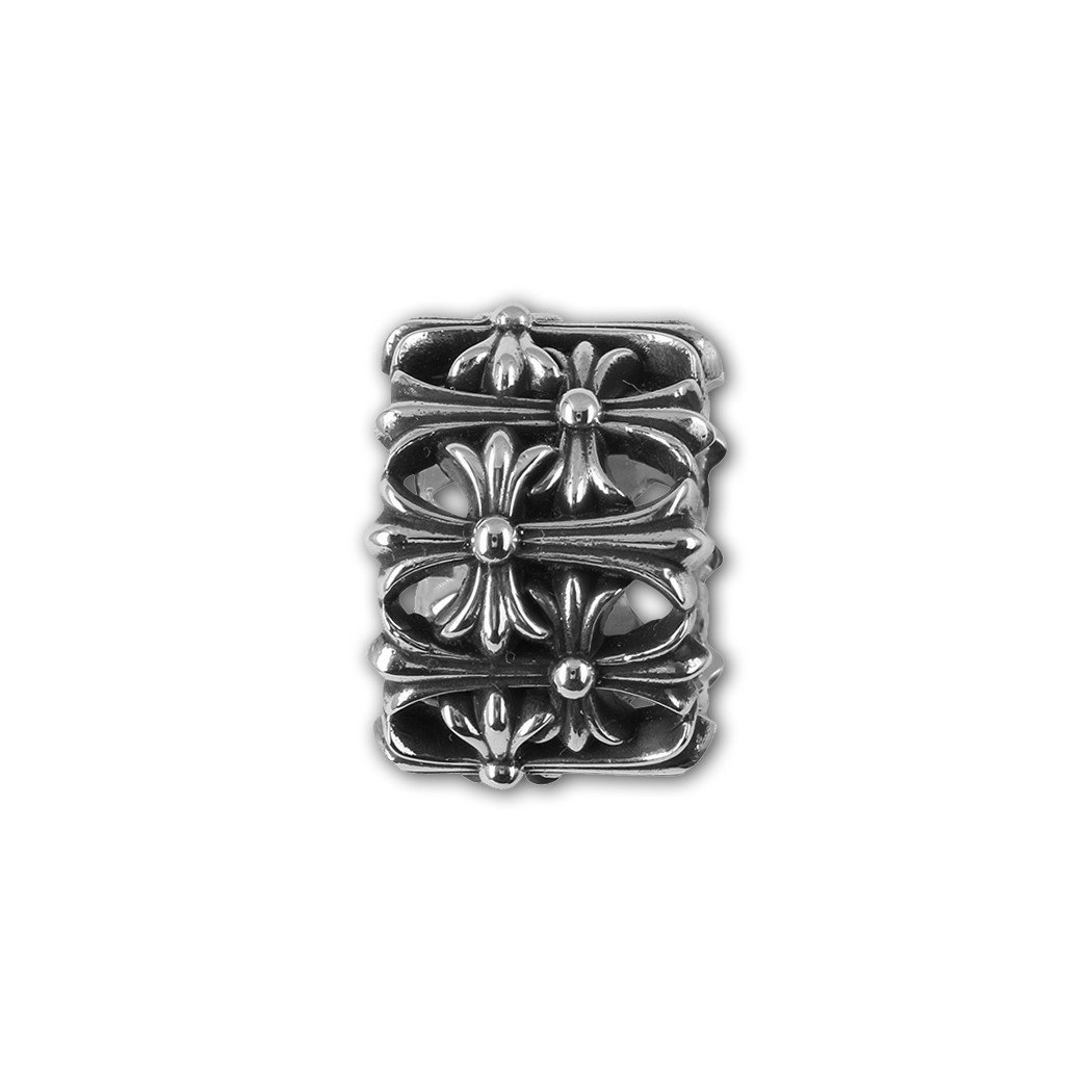 Authentic [Chrome Hearts] CH CEMETERY CROSSES RING, All Size