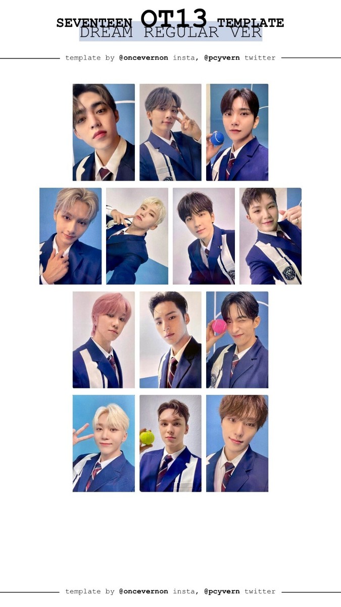 Seventeen Dream Album Photocard (SCoups Jeonghan Joshua Jun Hoshi