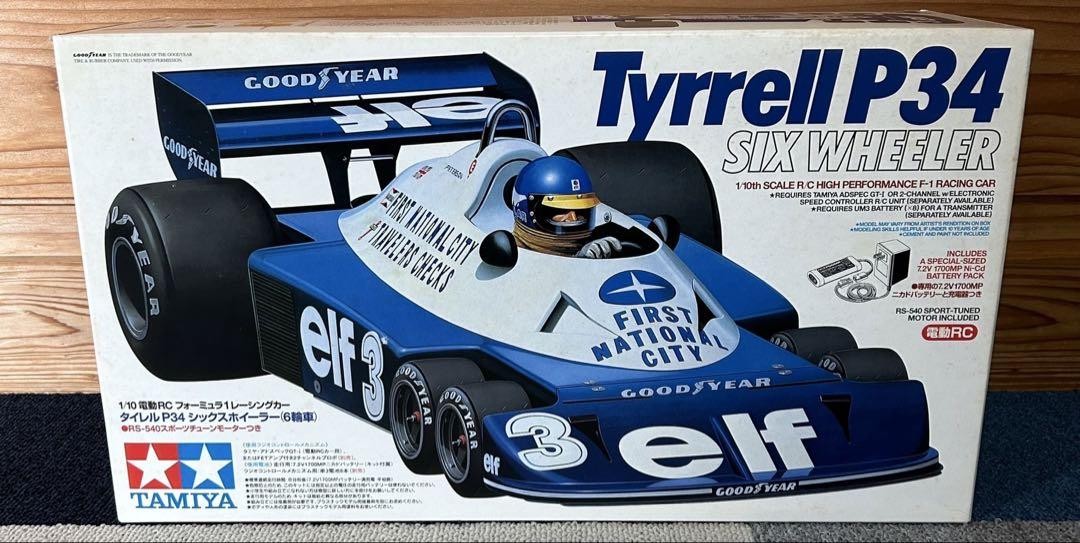 Tamiya Tyrrell P34 6輪車 1/10 Tamiya 1/10 RC Tyrrell P34 6 Wheel