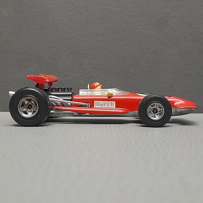 Vintage Toy Race Car F.5 Ford March F1 1:32 Politoys Made In Italy