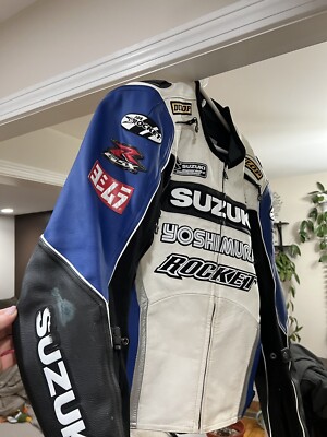 Joe Rocket SUZUKI GSXR Moto Racing Motorcycle Leather Jacket Size