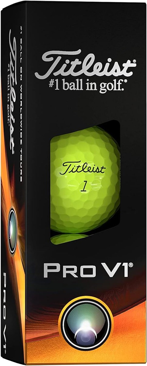 Titleist Golf Premium Golf Ball 3 Ball Sleeve - Pro V1 / Pro V1x