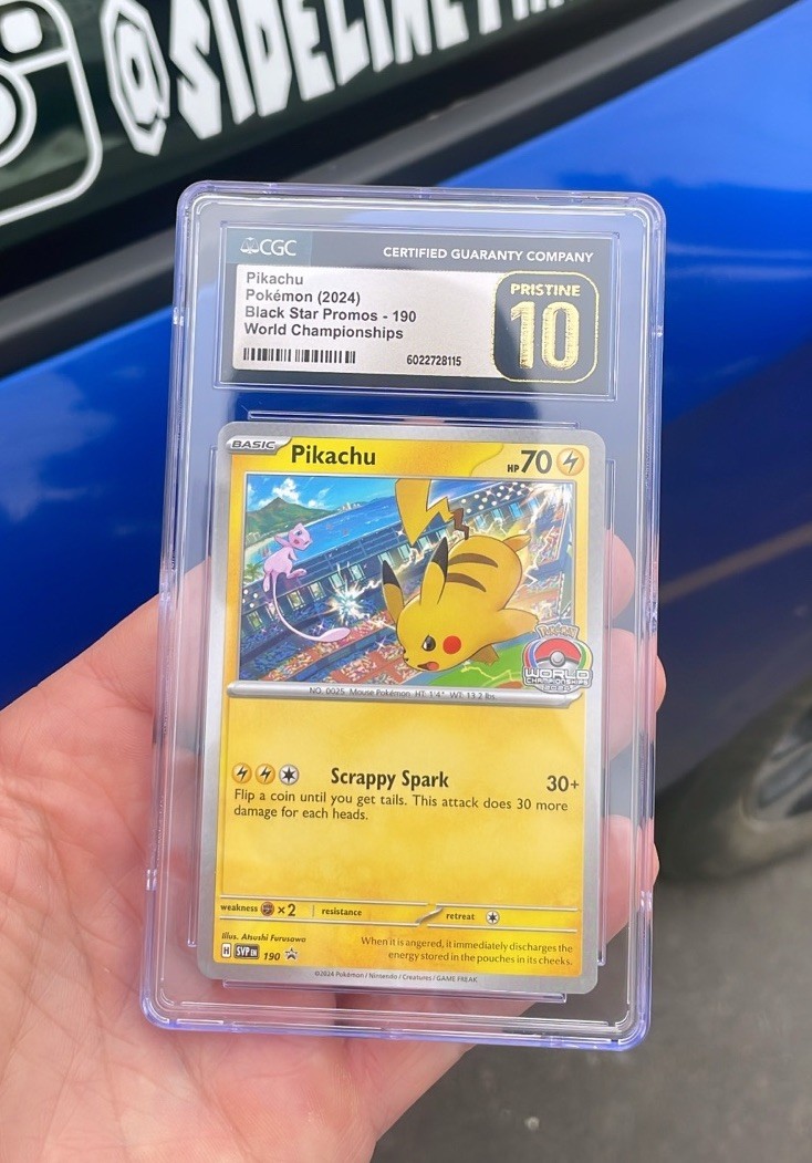 CGC Pristine 10 Pikachu SVP190 - S&V World Championship 2024 Promo