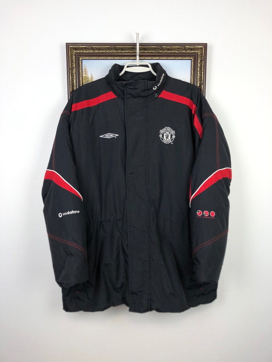 Vintage 90's Umbro Manchester United Football Jacket Soccer Bomber