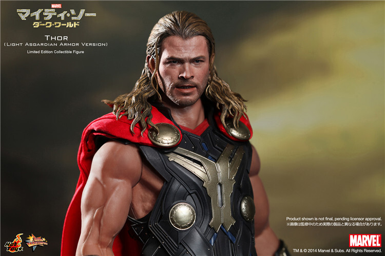 Hot Toys HT MMS225 Thor The Dark World Thor Light Asgardian Armor