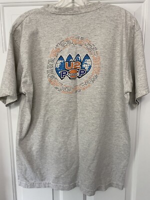 Vintage U2 Pop Mart T-Shirt Size Large 1997 | eBay