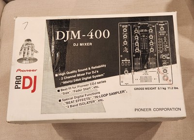 Pioneer DJM-400 mixer, a 2-channel professional DJ mixer. | eBay