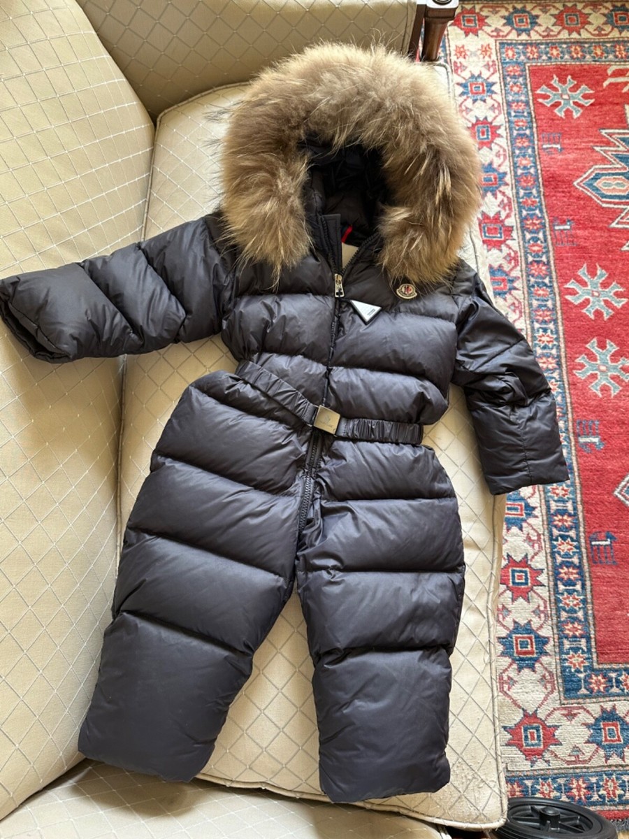 Moncler jacket kids Girl's, Boy's, puffer, with fur hood , size 18