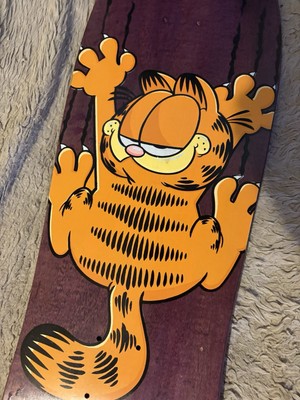 NOS RARE THE HUNDREDS GARFIELD SCREENED SKATEBOARD fuct supreme