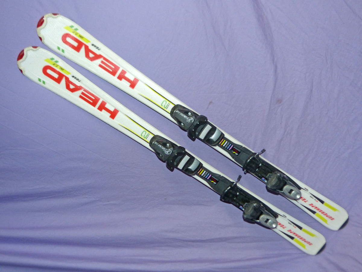 HEAD Team ERA 2.0 Supershape TEAM 127cm Kids Skis Tyrolia