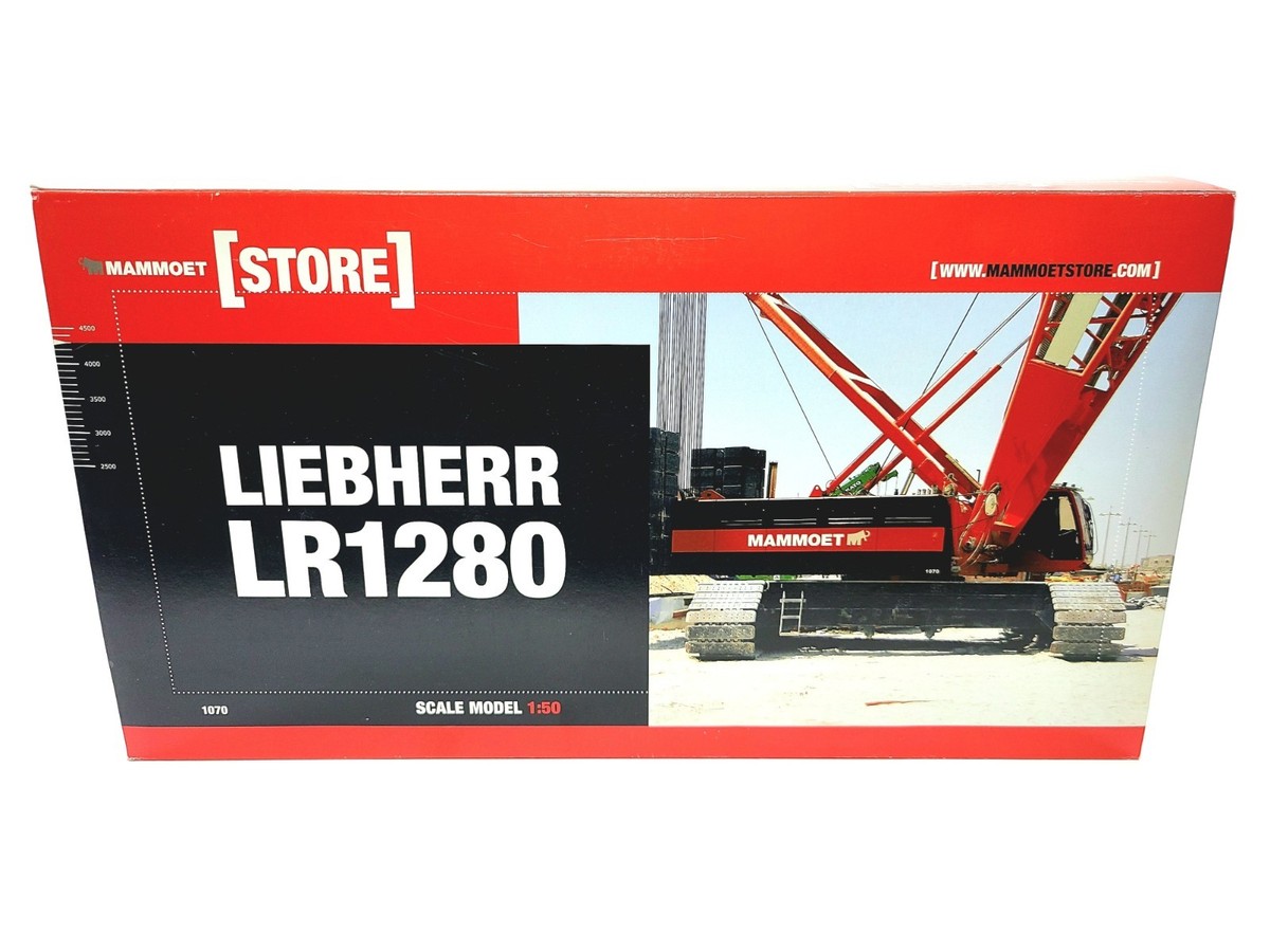 Liebherr LR1280 Crawler Crane - Mammoet - Conrad 1:50 Scale Model