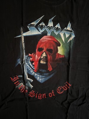 Sodom In the Sign of Evil Shirt Size XL Thrash Metal Bathory