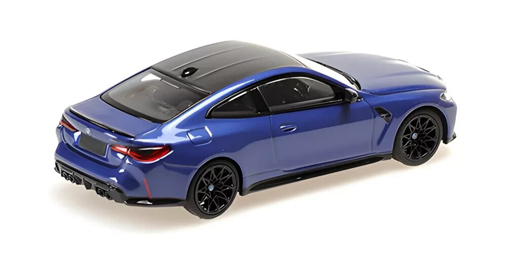 1/43 BMW M4 (G82) 2020 Blue Metallic Diecast Model Car by
