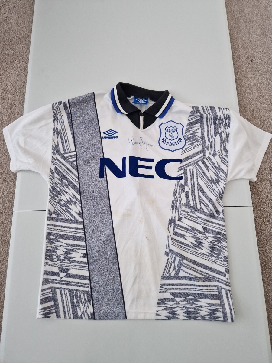 ウェア 95 AWAY UMBRO Everton FC #10 M ウェア 95 AWAY UMBRO Everton