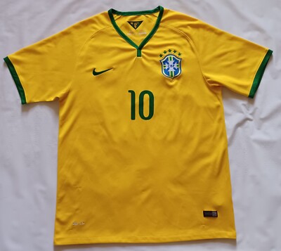 Brazil National Soccer Team Ronaldinho Nike Jersey Size L | eBay