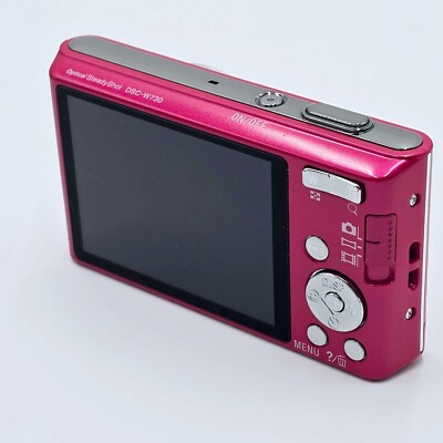 SONY Cyber-shot Digital Camera DSC-W730 16.1 MP 8x Zoom Rose Pink