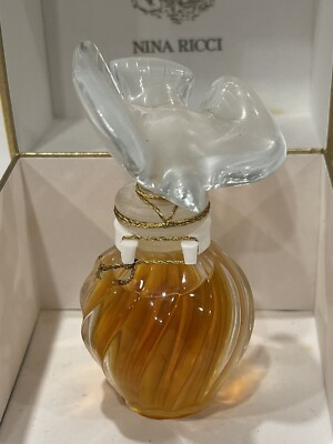 VINTAGE 1950 RARE Nina Ricci L'Air du Temps Perfume 15 ml Lalique