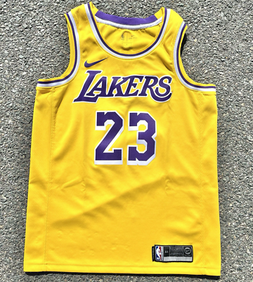 Lebron James LA Los Angeles Lakers Nike Swingman NBA Basketball