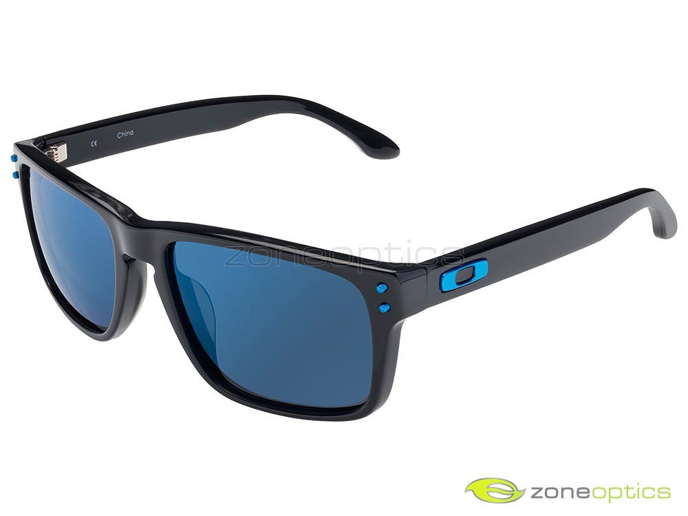 Oakley Holbrook LX Sunglasses OO2038-02 Polished Black/Ice Iridium