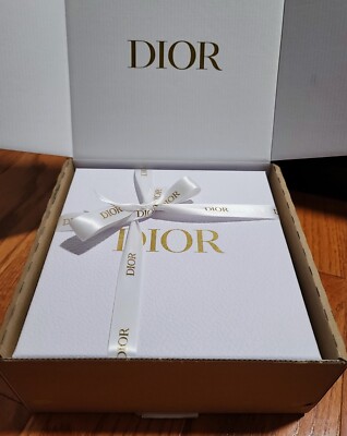 DIOR Red Velvet Pouch with Gift Box | eBay