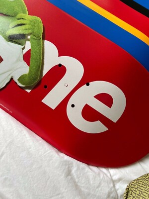 Supreme 2008 Kermit, Stained, and 2009 Painted Skateboard Box Logo