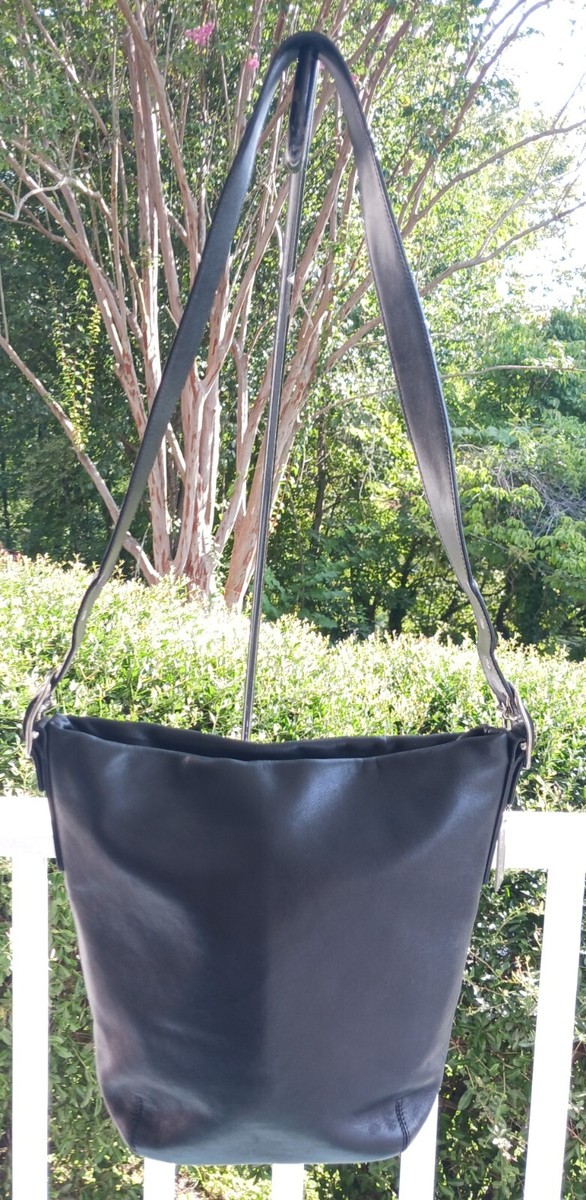 Coach 9186 Black Vintage Bucket Bag With Zip Top Closure | eBay