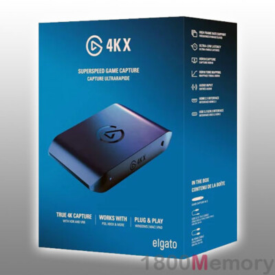 Elgato Game Capture 4K X External Card Gaming Recorder HDMI PS5
