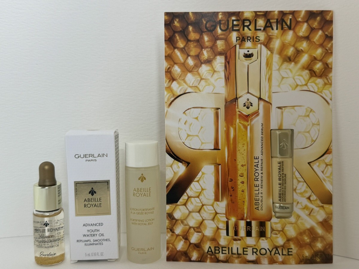 Guerlain Paris Abeille Royale 3 Pcs Skincare Essentials Travel