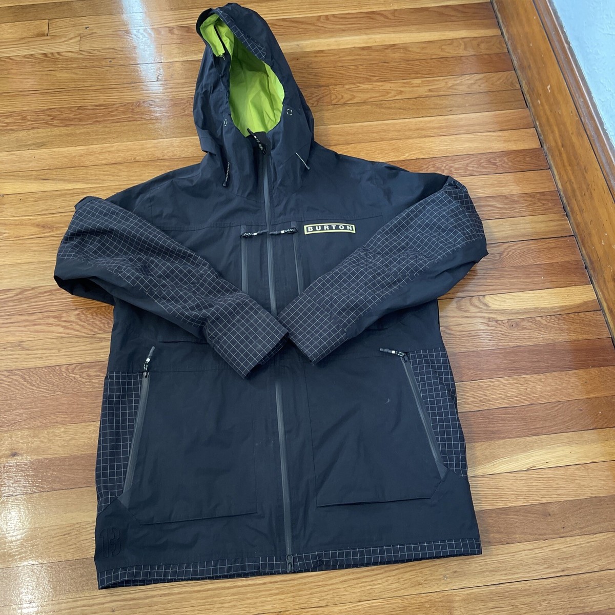 BURTON Living Lining Climate Controlled Comfort Black Jacket Men's