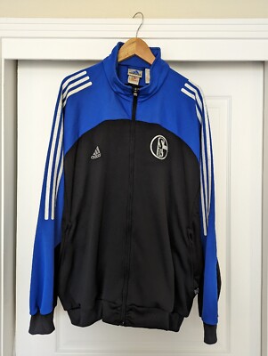 Adidas Vintage FC Schalke 04 2002/2003 German Soccer Track Jacket