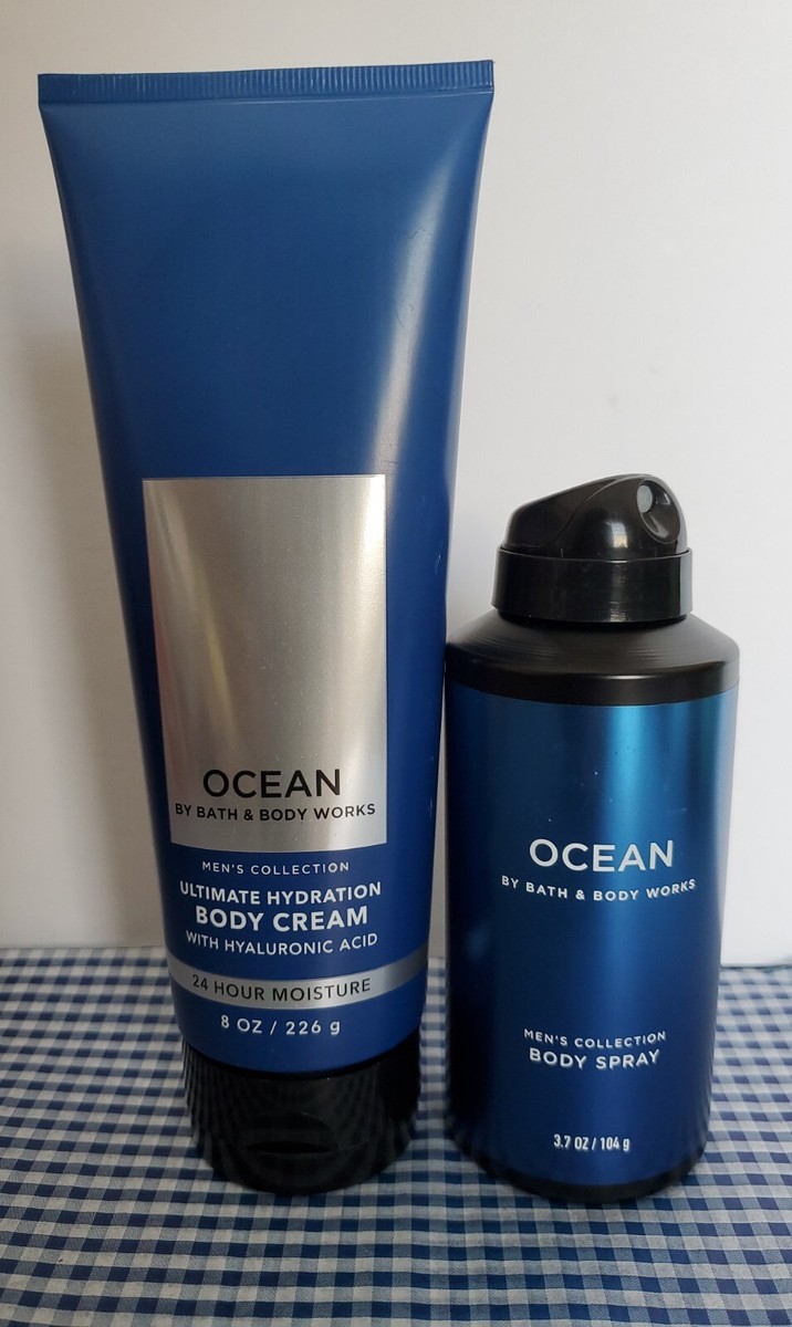 2 PCS SET BATH & BODY WORKS OCEAN *MEN'S COLLECTION* BODY SPRAY