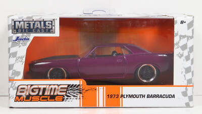 Jada Metals Bigtime Muscle 1973 Plymouth 73 Barracuda Purple