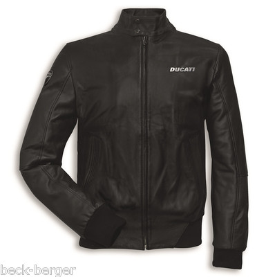 Ducati Leather Jacket Bomber Jacket from Leather Made IN Italy