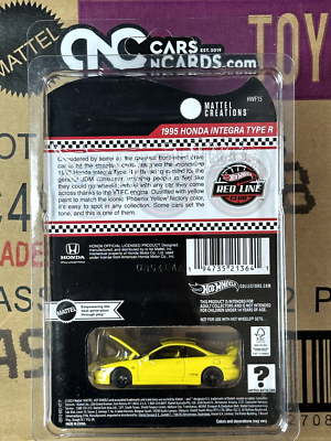 2024 Hot Wheels RLC Exclusive 1995 Honda Integra Type R Yellow