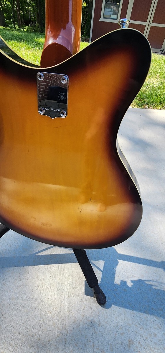 Yamaha SA15 Guitar Vintage Semi Hollow Electric Needs Some Work | eBay