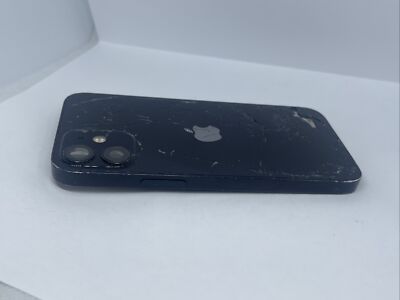 Original Apple iPhone 12 Mini Black Back Glass Broken Housing | eBay