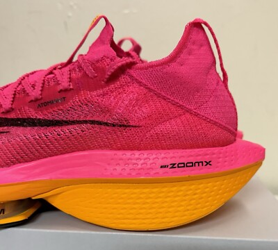 Nike Air Zoom AlphaFly Next% 2 Mens Sz 9.5 Hyper Pink Laser Orange