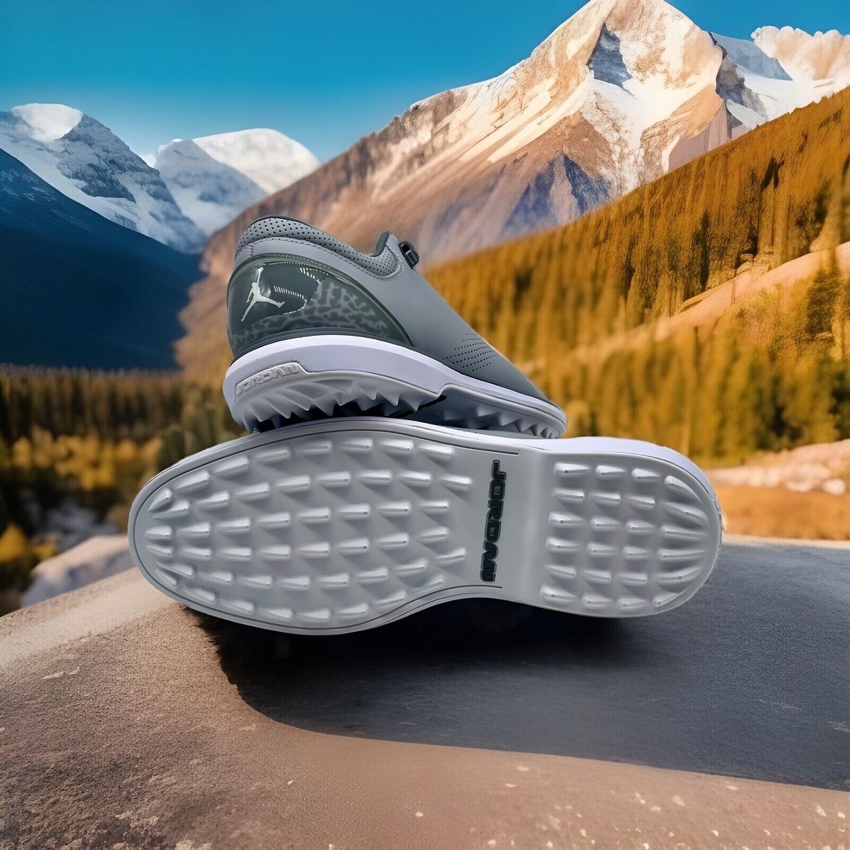 NEW Men's Nike Jordan ADG 4 Wolf Smoke Grey Golf Shoes DM0103-010