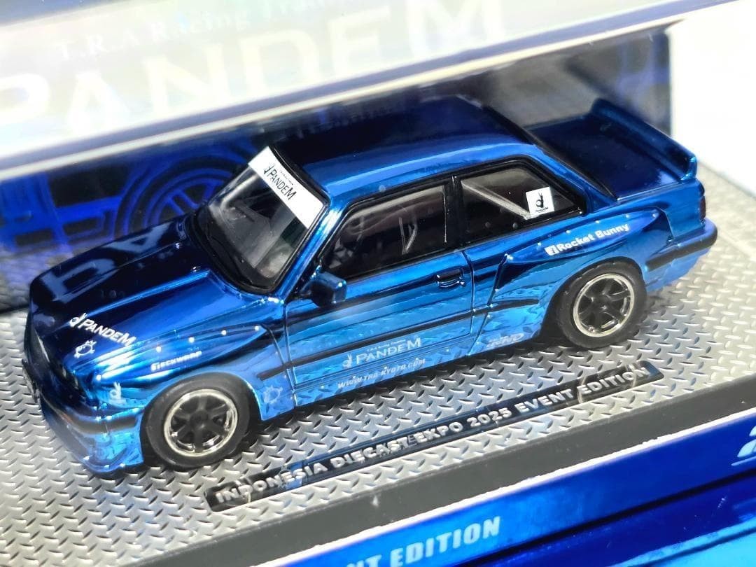 INNO64 BMW E30 WIDEBODY PANDEM ROCKET BUNNY INDONESIA DIECAST EXPO