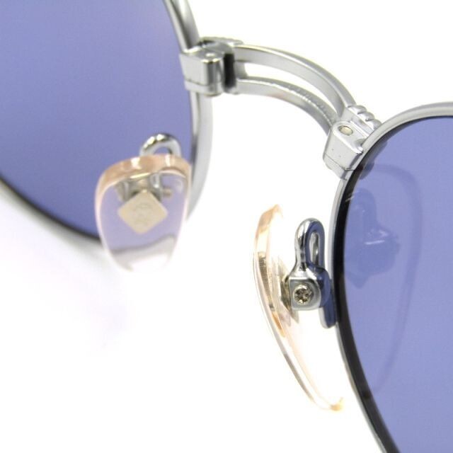 Jean Paul Gaultier Sunglasses 58-5106 JPG 90s Vintage Oval Silver