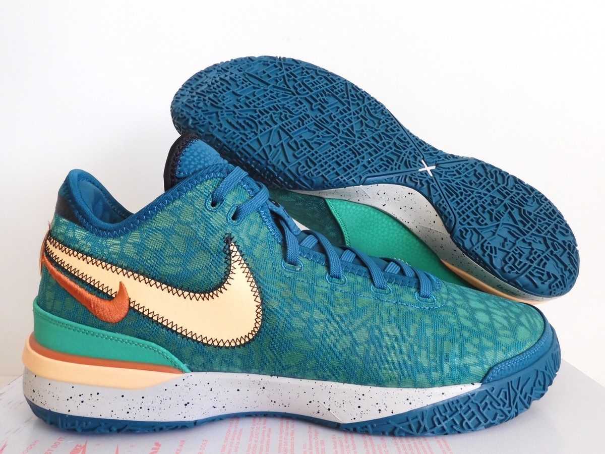 NIKE ZOOM LEBRON NXXT GEN GENERATION GEODE TEAL GREEN SZ 15