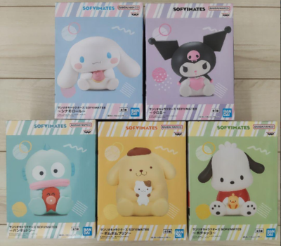 BANPRESTO Sanrio Characters SOFVIMATES Figure set of 5 Japan
