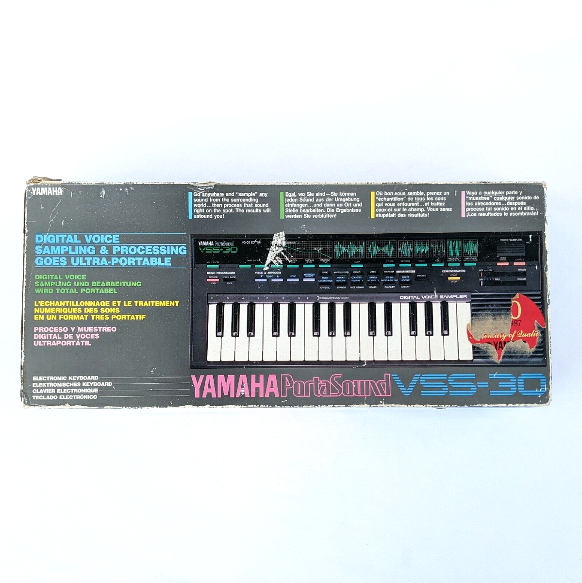Yamaha VSS-30 PortaSound Voice Sampler Vintage Keyboard Box Manual